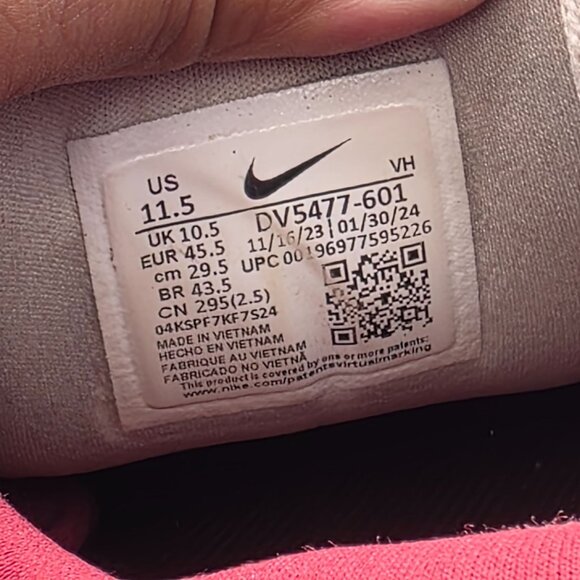 Nike SB Force 58 Team Red Gum Light Brown Mens Size 11.5 Sneaker Shoes Casual - Picture 7 of 13